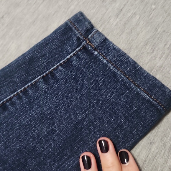 Jessica Simpson Brand "Kiss Me" Super Skinny Mid-Rise Dark Denim Jeans Jeggings - Picture 14 of 14